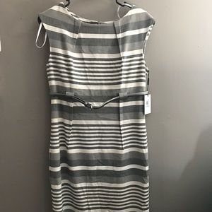 Calvin Klein Sleeveless Striped Dress